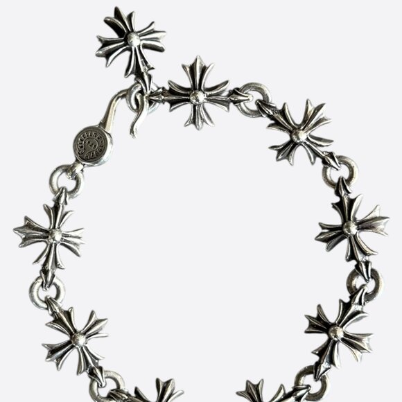 Chrome Hearts Silver Cut Out Plus Bracelet - Picture 1 of 3